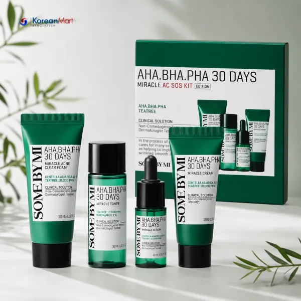 Some By Mi Aha, Bha, Pha 30 Days Miracle AC SOS Kit - 4pcs